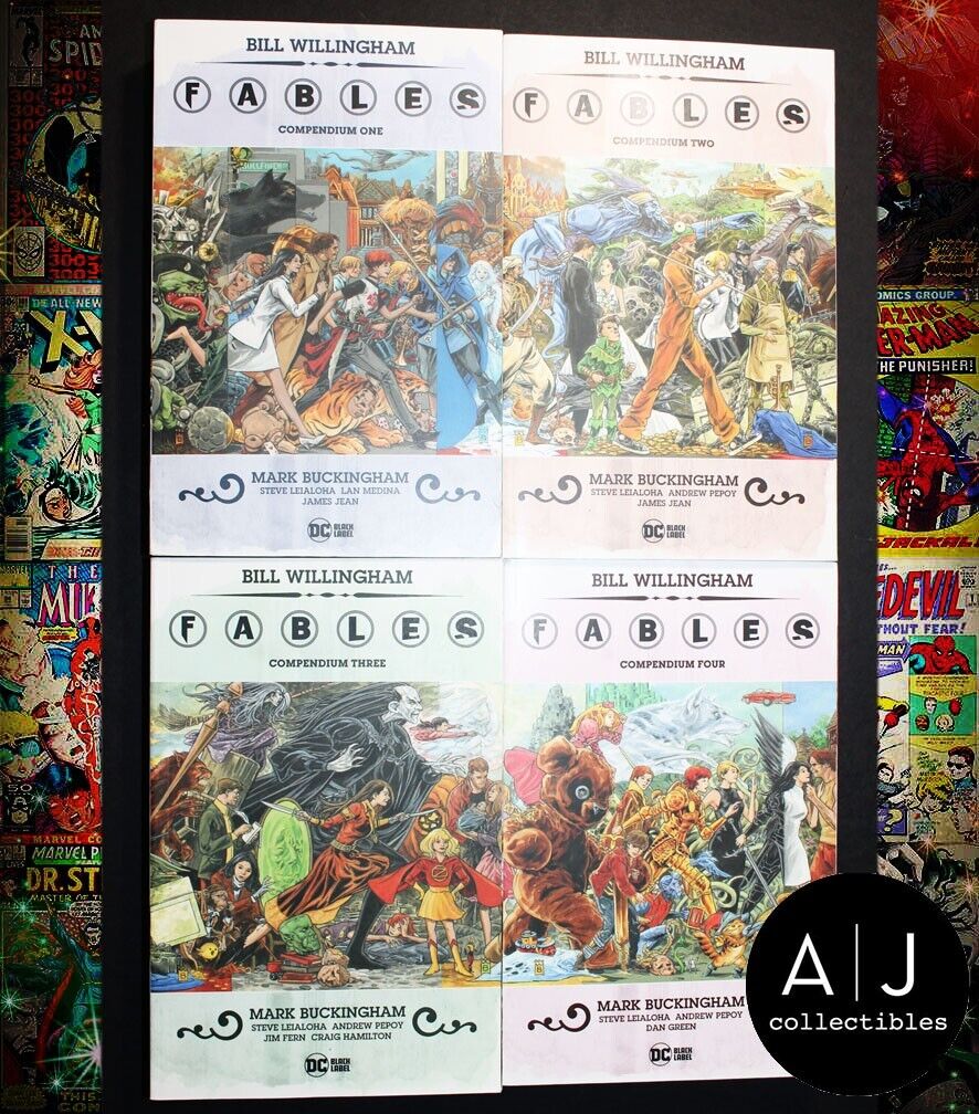 Fables Compendium Volumes 1-4 COMPLETE COLLECTION NEW DC Comics