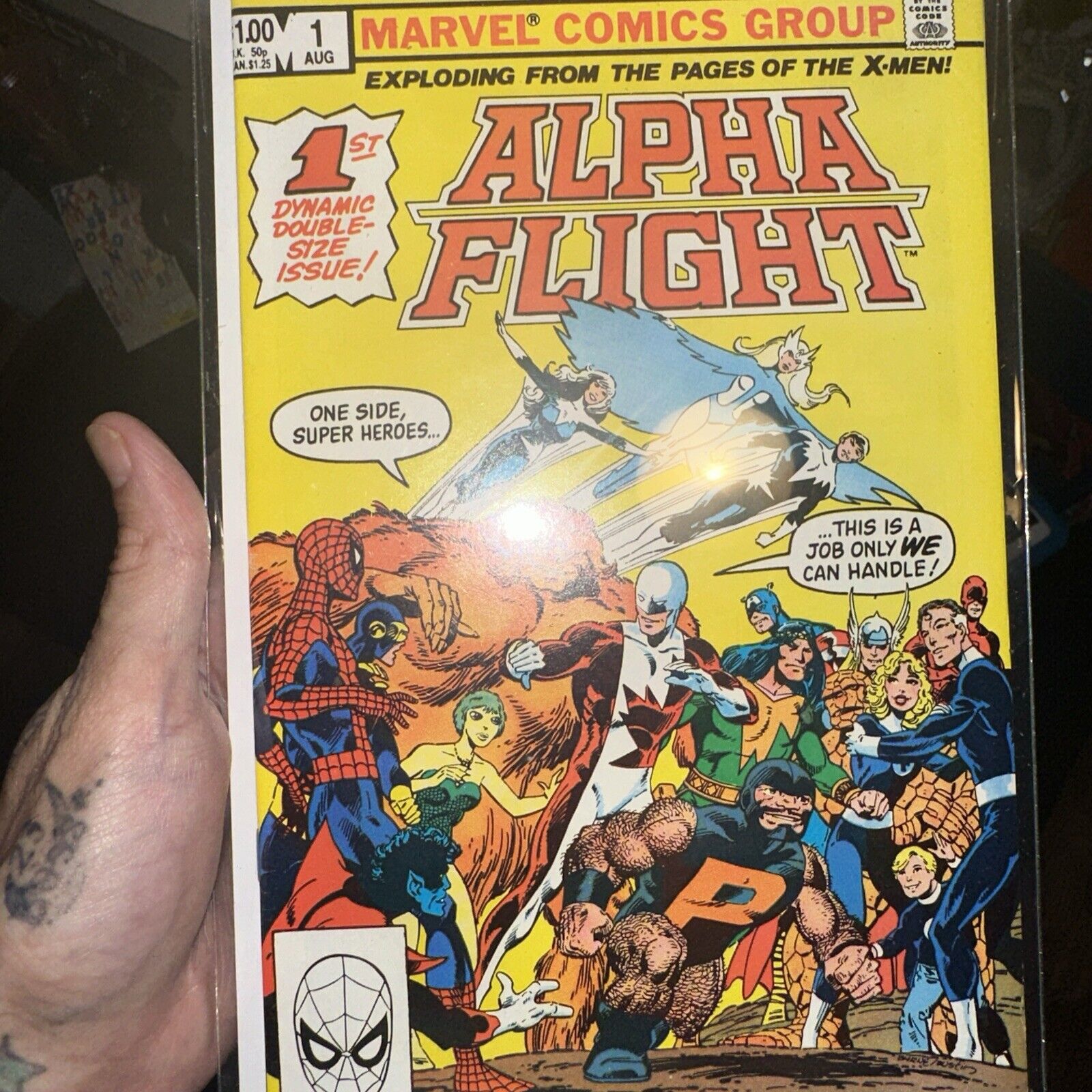 Alpha Flight #1 1st Puck  1st Marina Marvel Marvel 1983