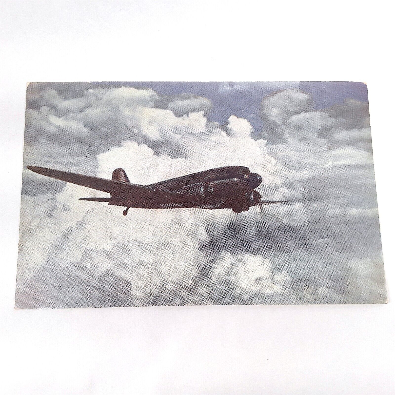 United Airlines Douglas DC-4 Mainliner On Board Give-Away Postcard c1946-53