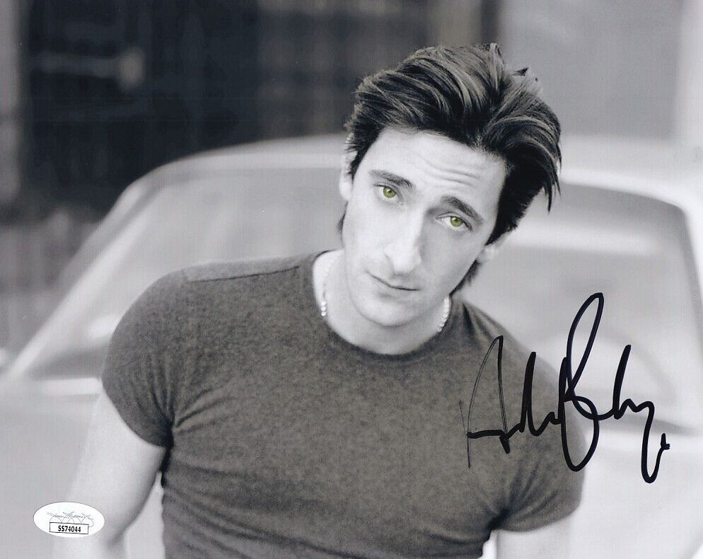 Adrien Brody autographed signed autograph auto 8x10 B&W young portrait photo JSA