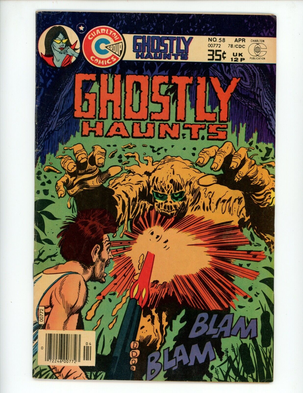 Ghostly Haunts #58 Comic Book 1978 FN Joe Gill Don Perlin Charlton Winnie