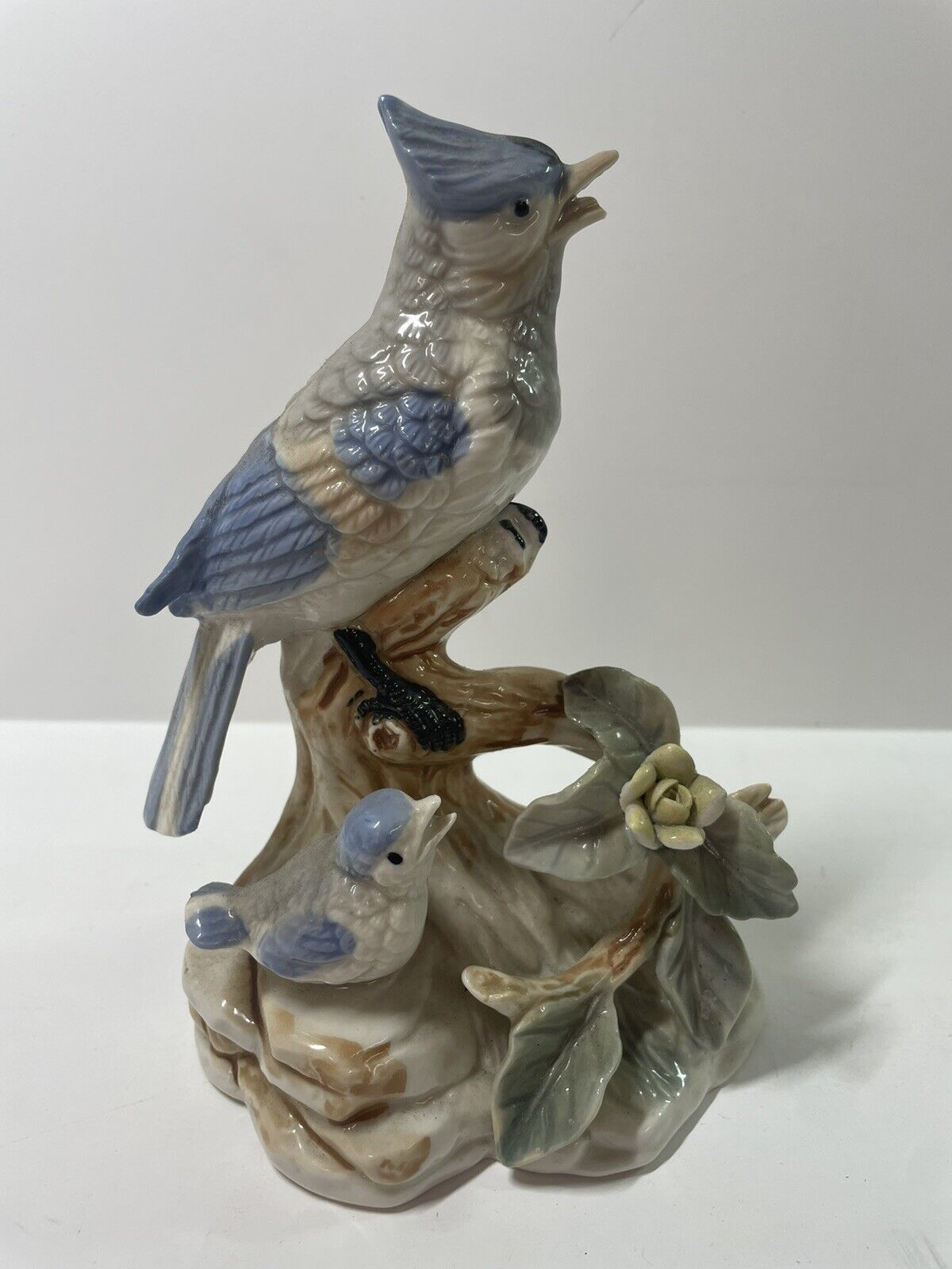Vintage Blue Jay Figurine  6.5 Inch