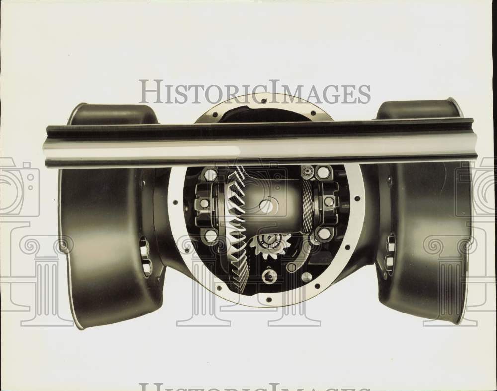 1929 Press Photo Differential of Cord Front Drive Car, Illustration - nei49135