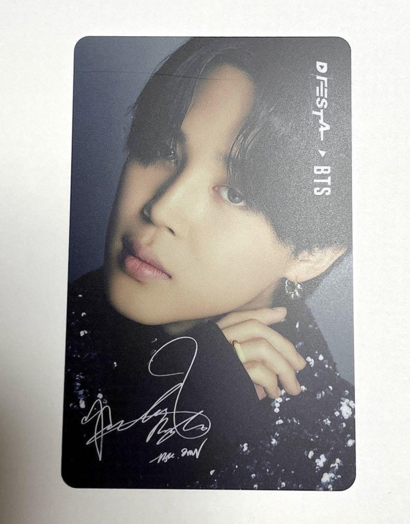 Signed BTS Jimin DFESTA Osaka Admission Benefit Photocard Official Japan Limited