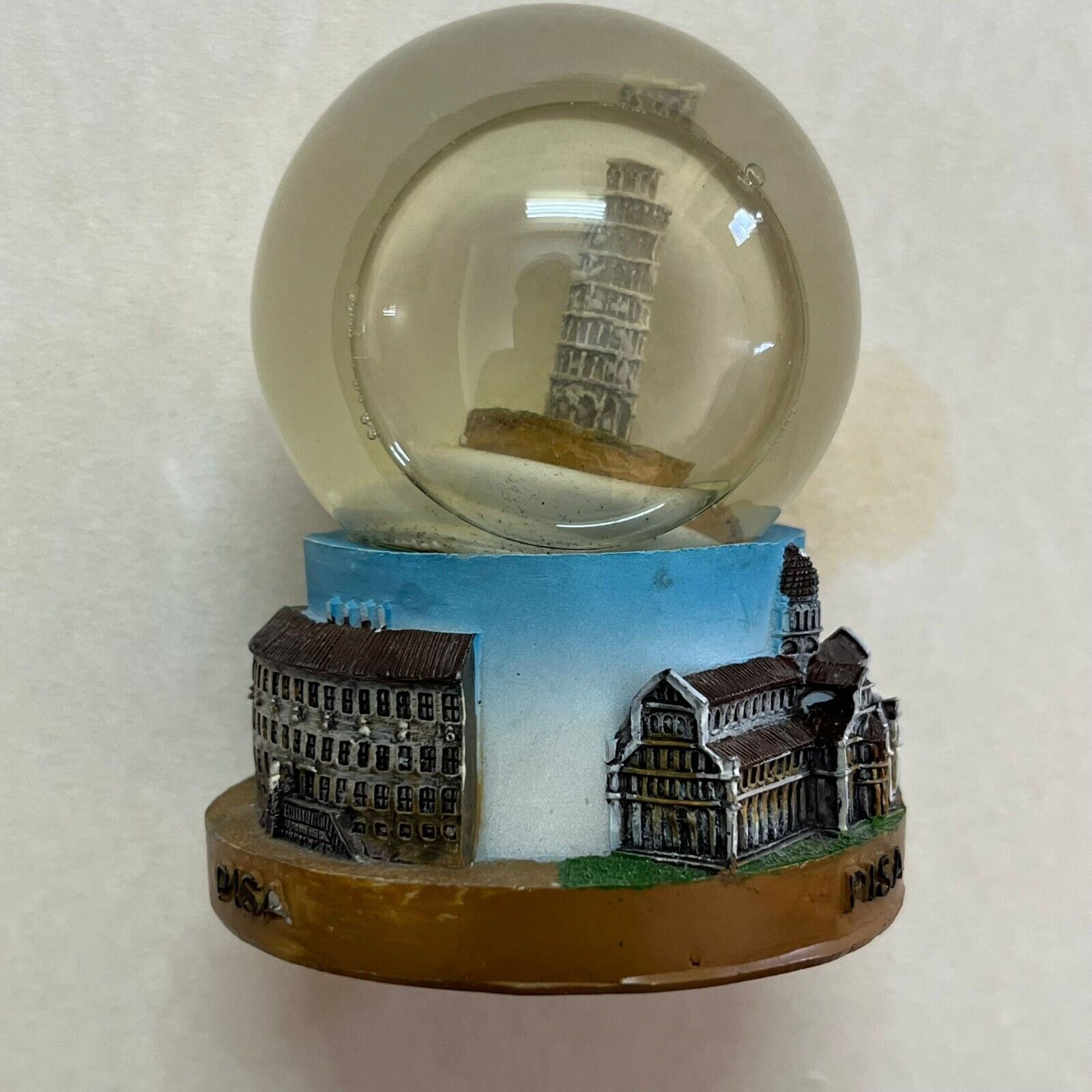 ITALY Pisa Venice Trevi Rome Landmark Snowball Globe Glitter Souvenir