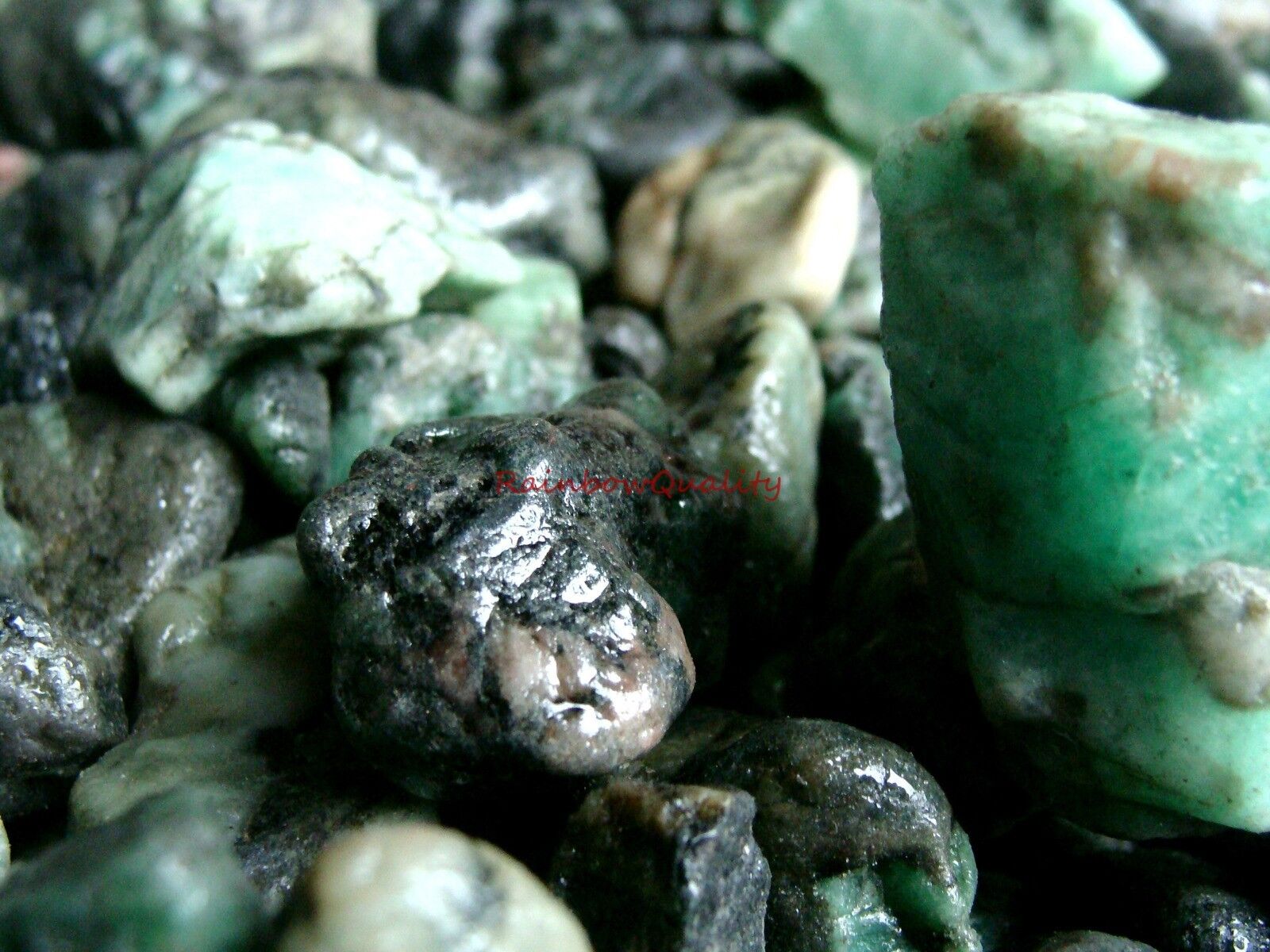 Natural EMERALD Rough - Full 1 Pound Lots - Nice Chunky Pieces of Raw Emeralds