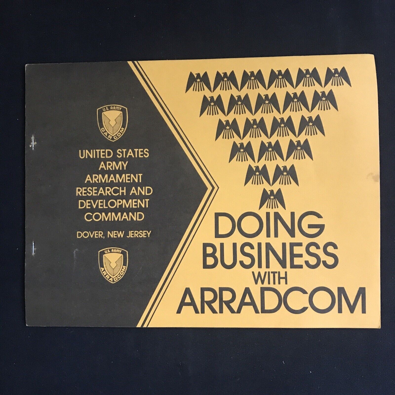 Picatinny Arsenal Booklet Doing Business With￼￼ ARRADCOM 1977? Army Dover NJ