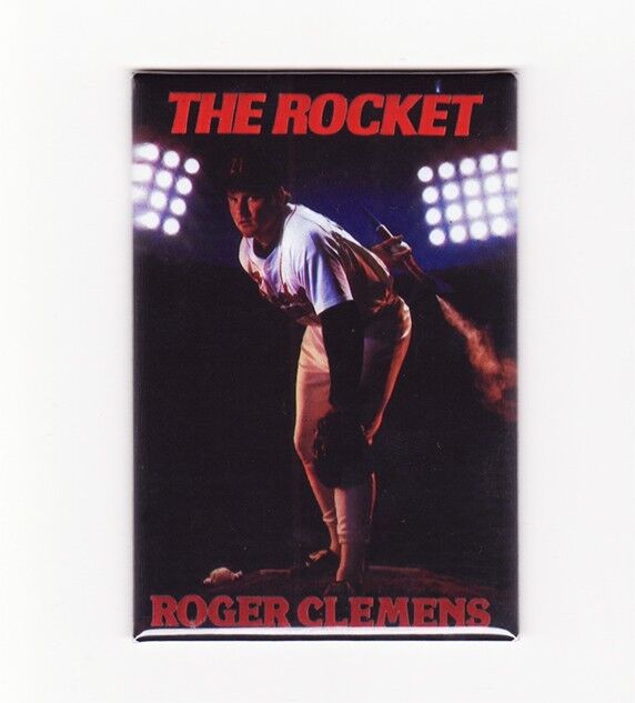 ROGER CLEMENS / ROCKET - COSTACOS BROTHERS POSTER FRIDGE MAGNET boston red sox