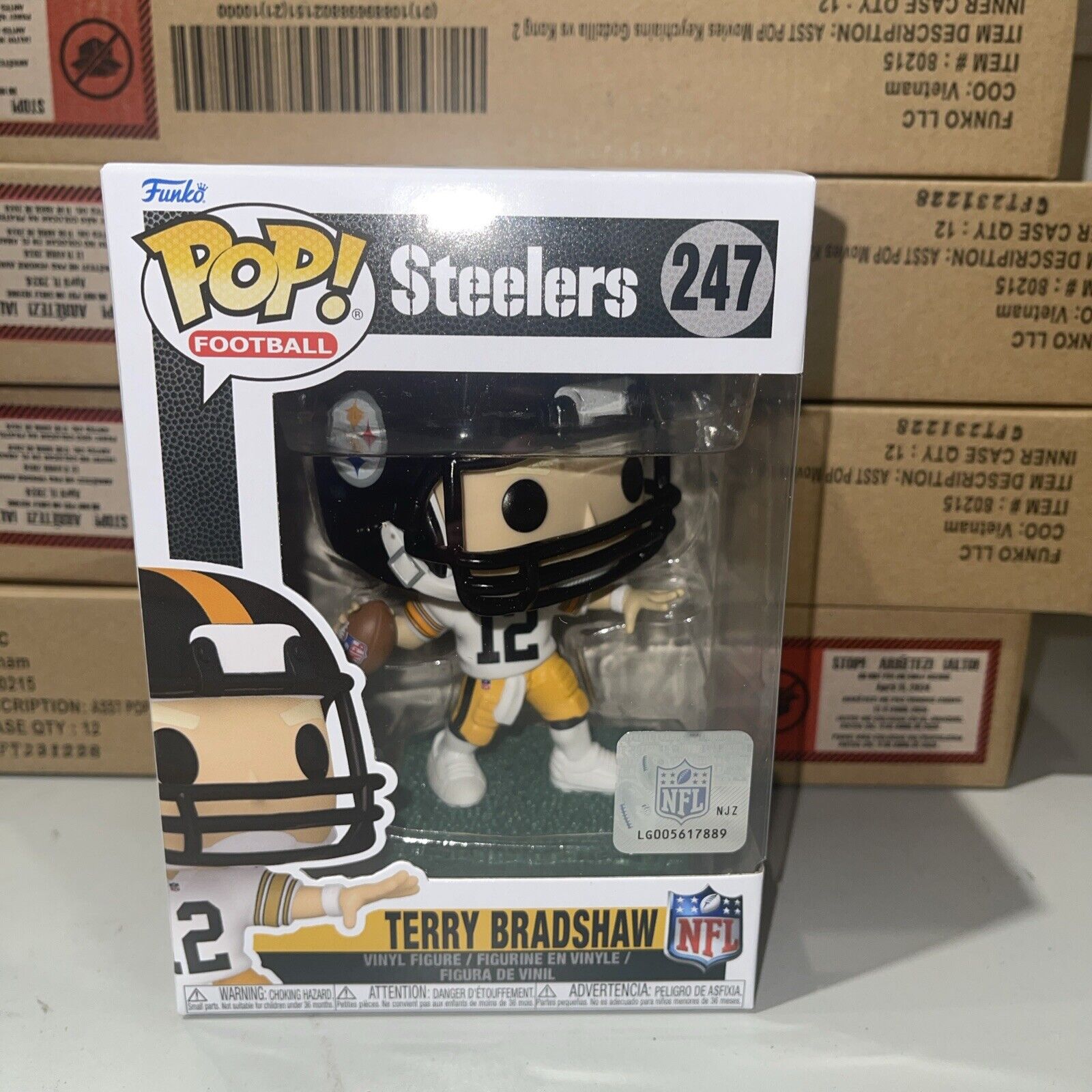 Funko POP Football Pittsburgh Steelers Terry Bradshaw 3.75\