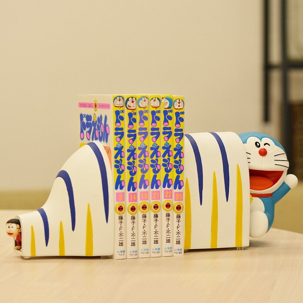 Doraemon Gulliver Tunnel Gadget Figure Bookend Japan Limited