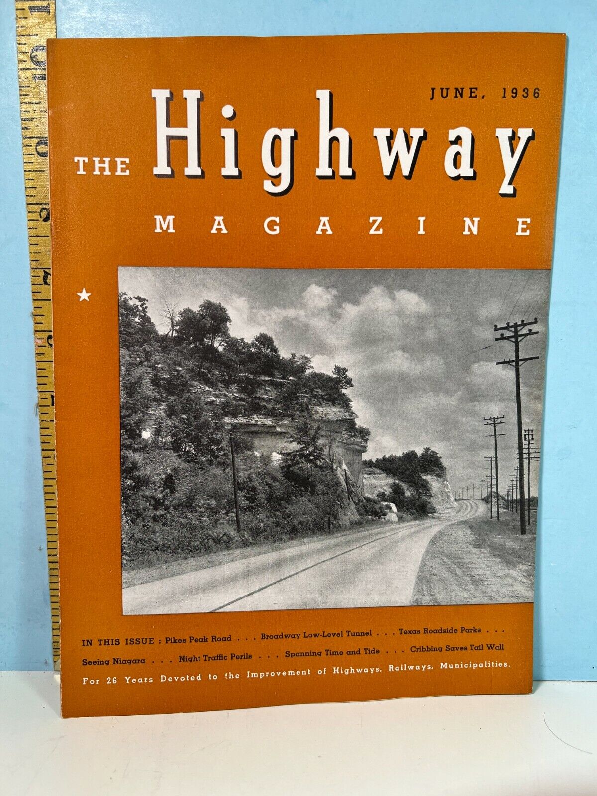 1936 June The Highway Magazine - Highways, Railways & Bridges & Infrastructure