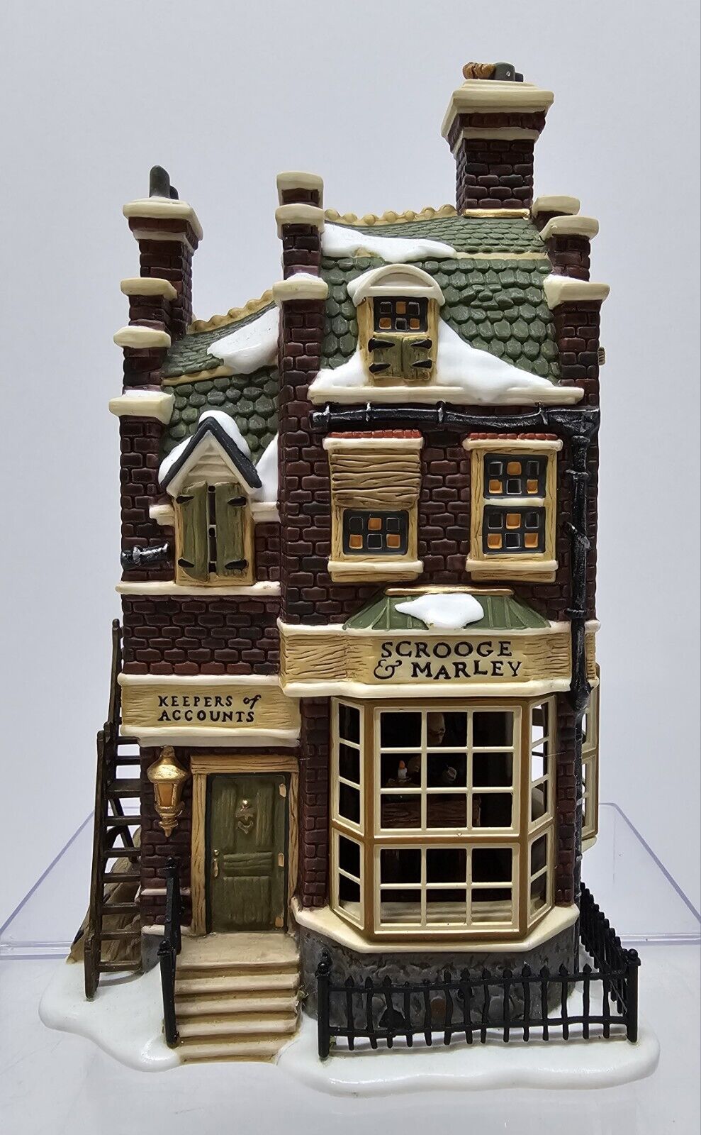 Department 56 Dickens' Village Scrooge And Marley Counting House. No Light