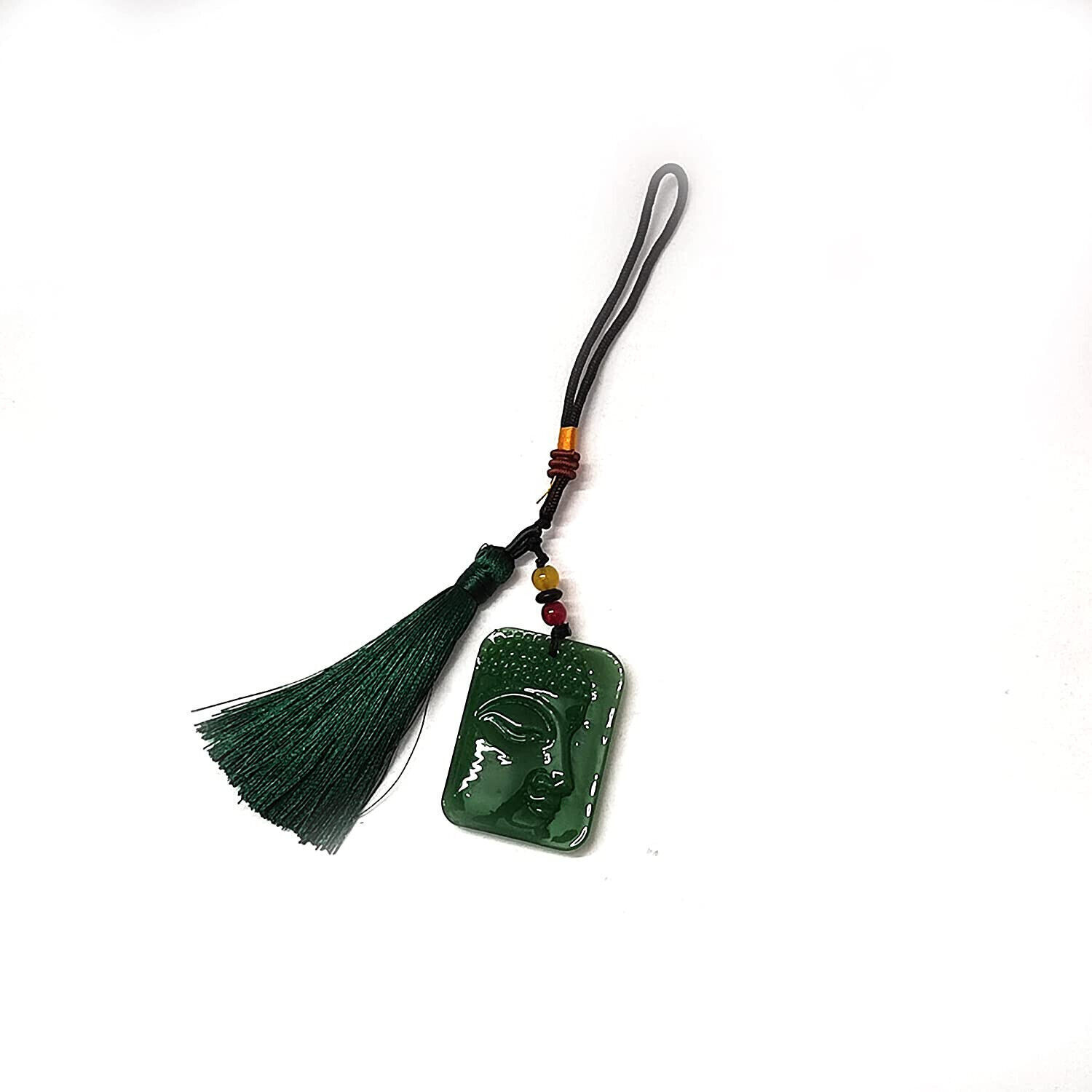 Indian Traditional Buddha Jade Lucky Charm Hanging For Your Home & Car