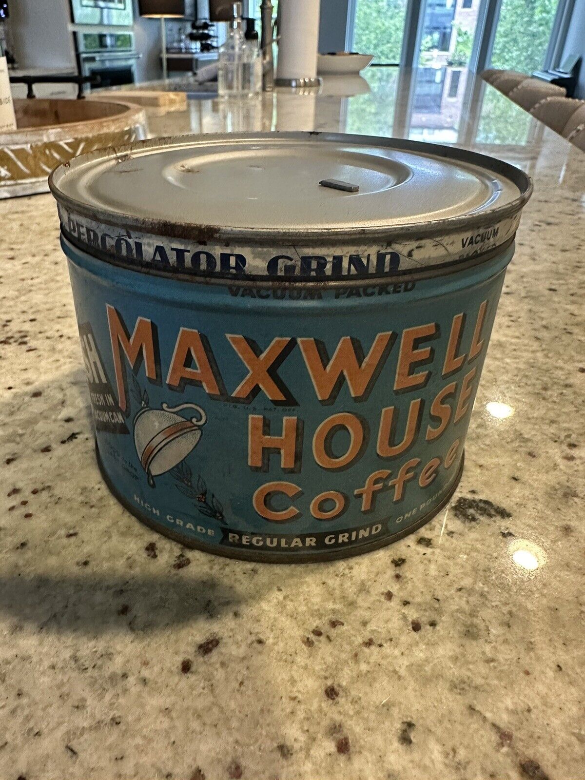 Vintage Maxwell House Coffee Tin From Store. Hatfields And McCoy’s