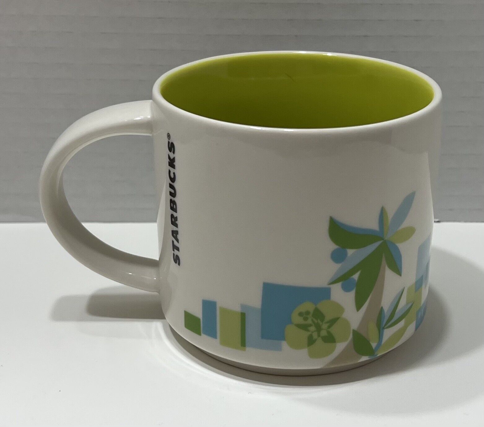 Starbucks 2015 WAIKIKI Hawaii You Are Here Collection 14 oz. Coffee Tea Mug Cup