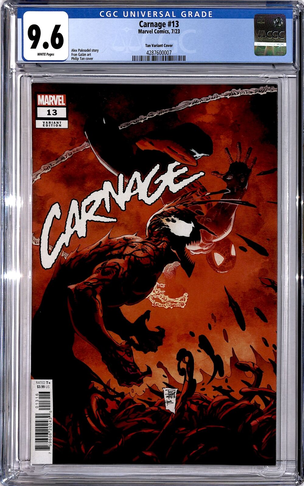 2023-24 Marvel Comics Carnage Variant CGC 9.6 #13