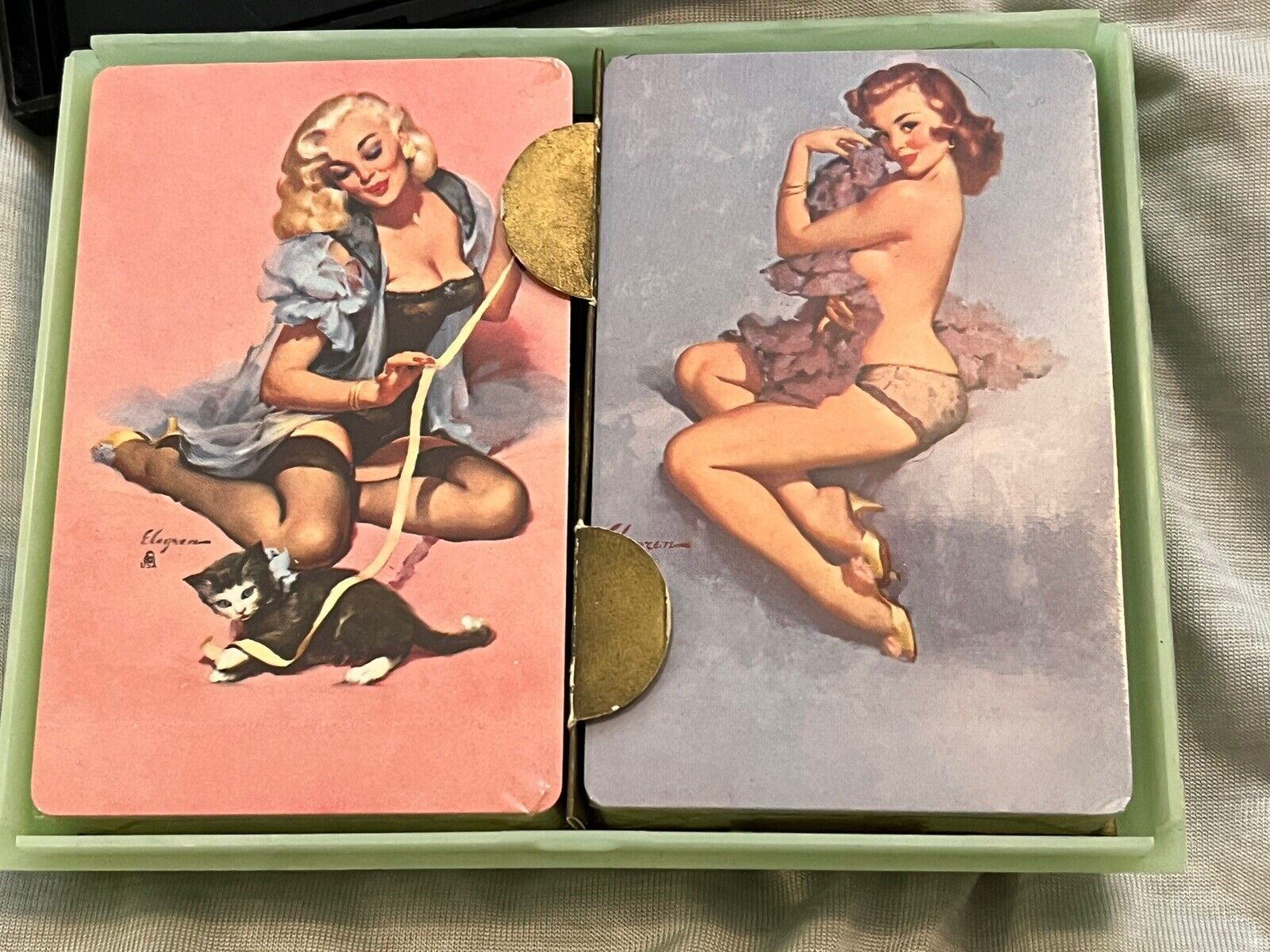 Vintage Unopened Playing Cards Elvgren’s Sweet & Lovely Pinup Girls Lingerie