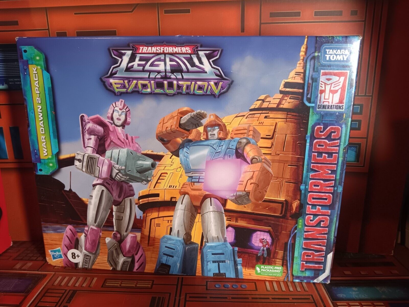 Transformers Legacy Evolution War Dawn Erial & Dion 2-Pack SDCC Generations G1