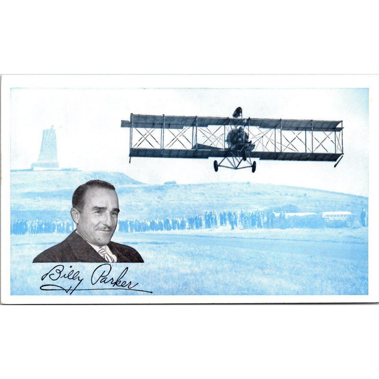 Vintage Postcard Billy Parker Phillips Petroleum Company Aviation Advertising