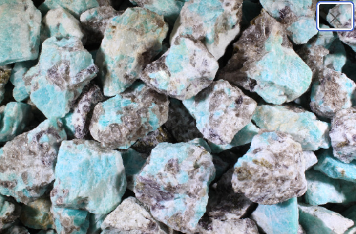 Amazonite - Rough Rocks for Tumbling - Bulk Wholesale 1LB options