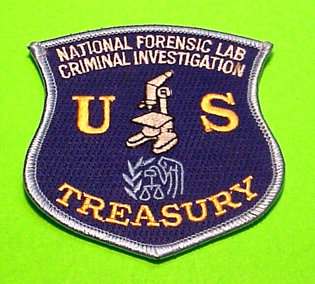 US TREASURY  NATIONAL FORENSIC CRIMINAL INVESTIGATION  3 1/2\