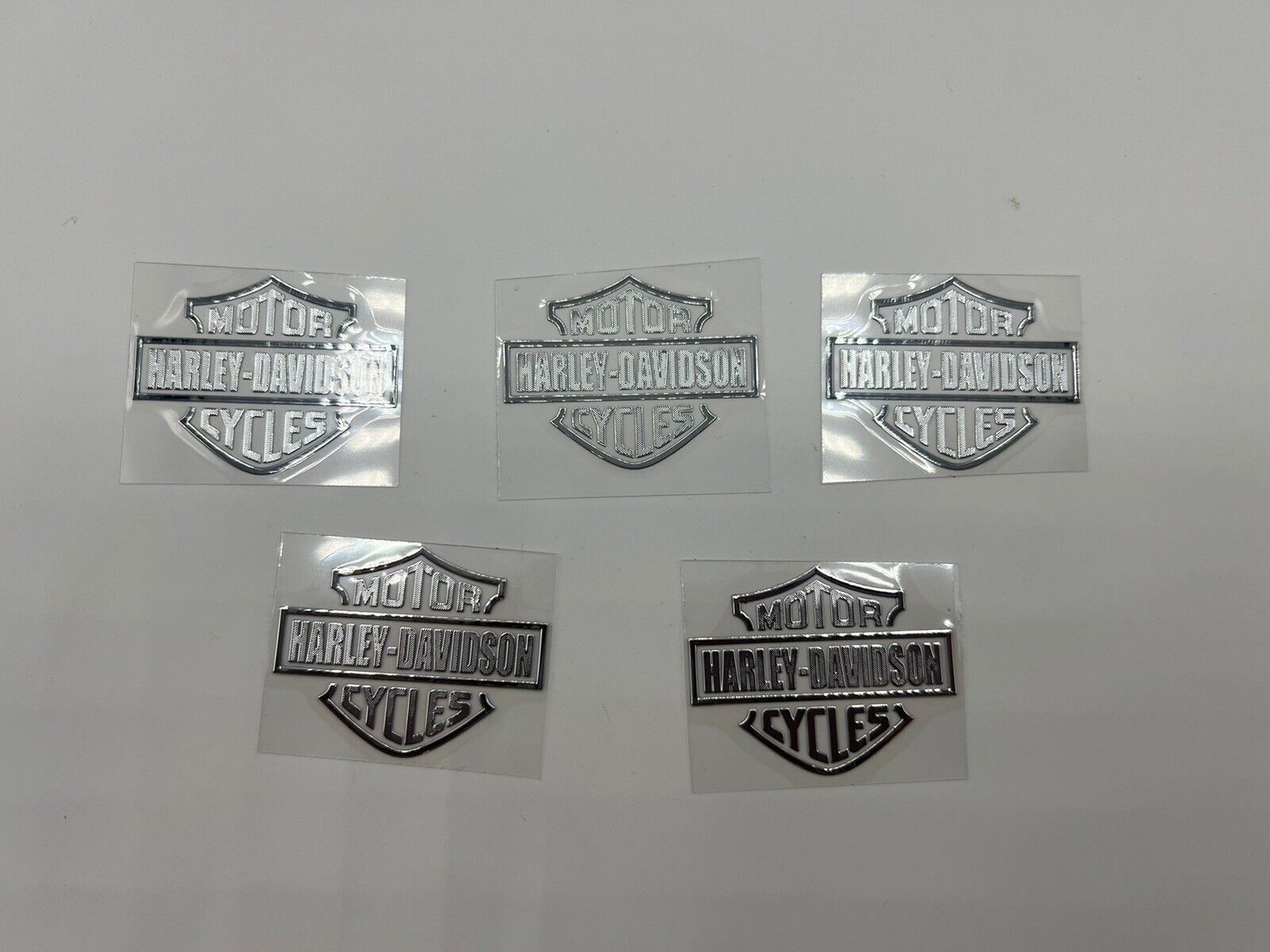 5 Pieces Set Harley Davidson Decal Nickel alloys Sticker Decals