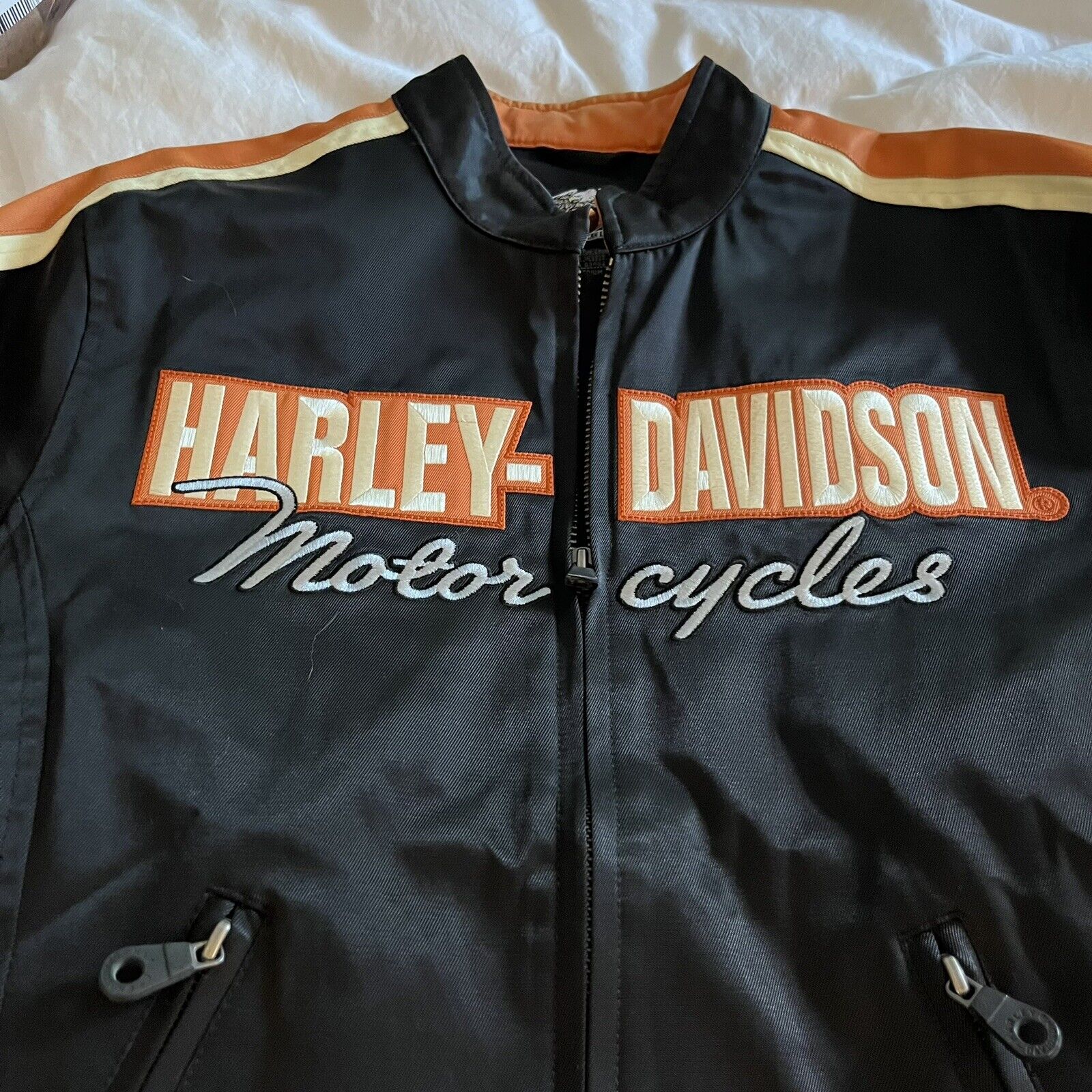Harley Davidson Vintage Womens Jacket Size Medium 