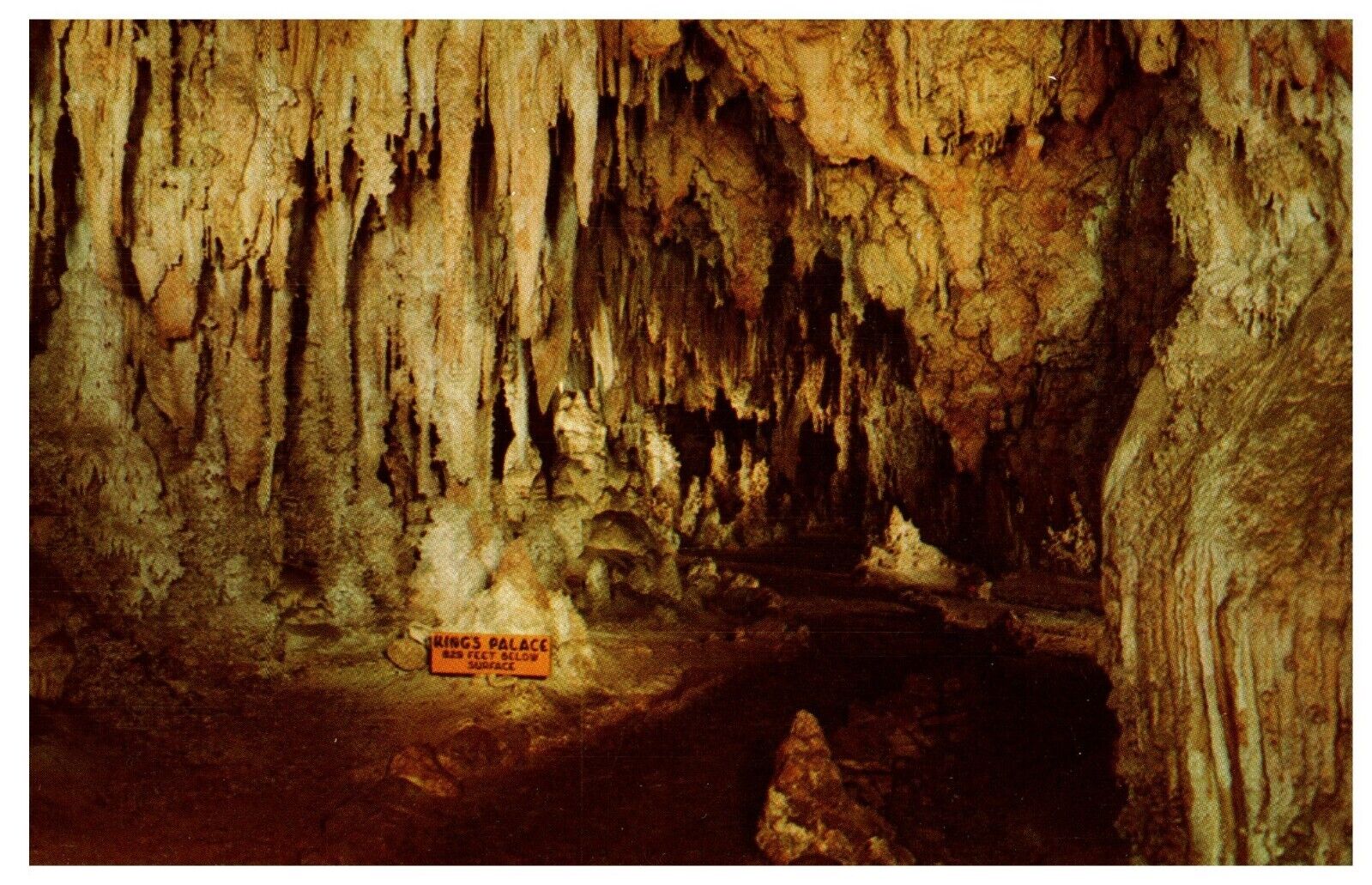 Kings Palace, Carlsbad Cavern National Park New Mexico VTG Postcard 
