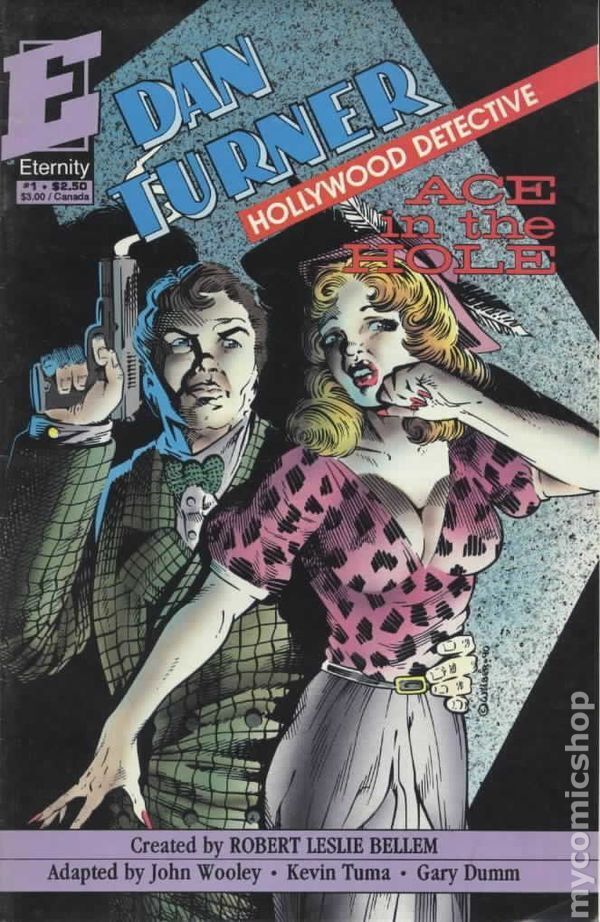 Dan Turner Hollywood Detective Ace in the Hole #1 VG 1991 Stock Image Low Grade