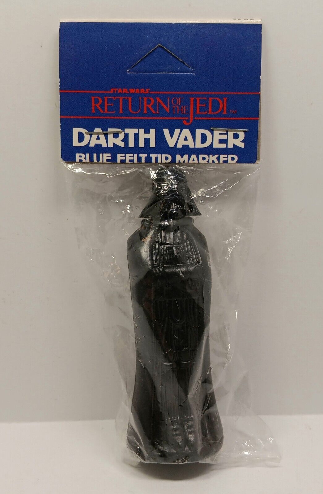 Vintage 1983 Star Wars, Darth Vader Blue Felt Tip Marker Sealed Unpunched 