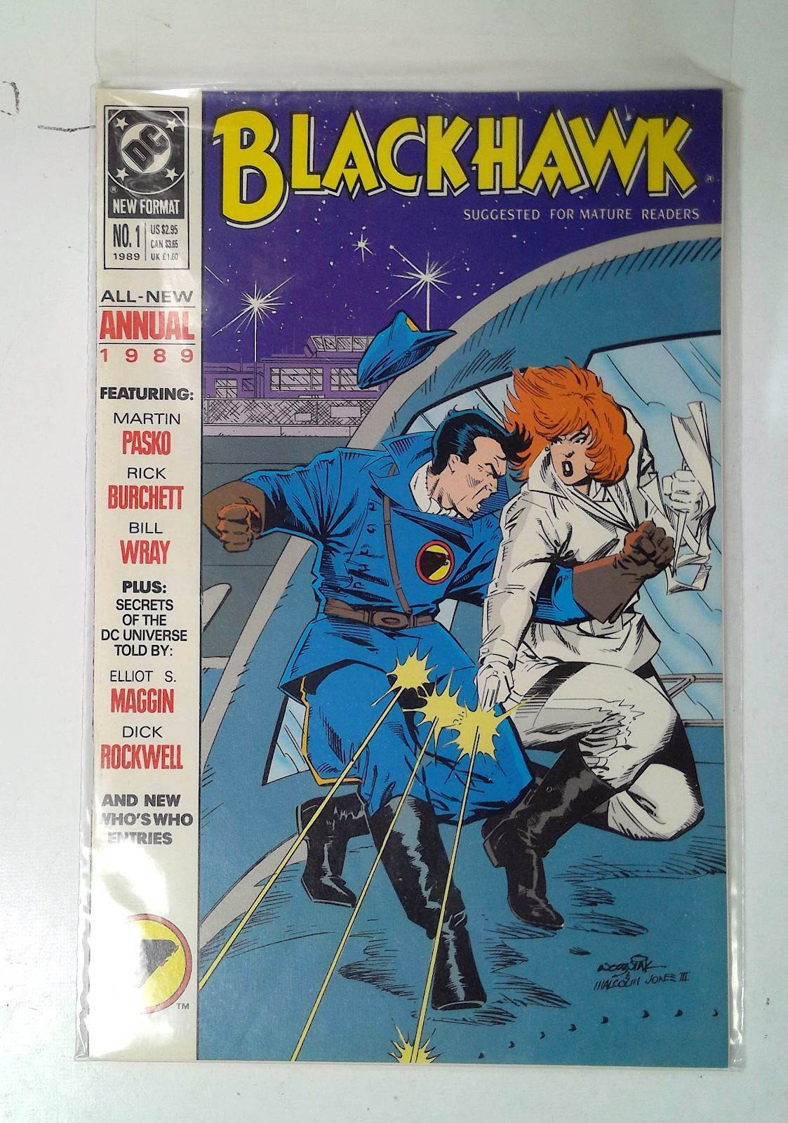 1989 Blackhawk Annual #1 DC Comics NM 1st Print Comic Book
