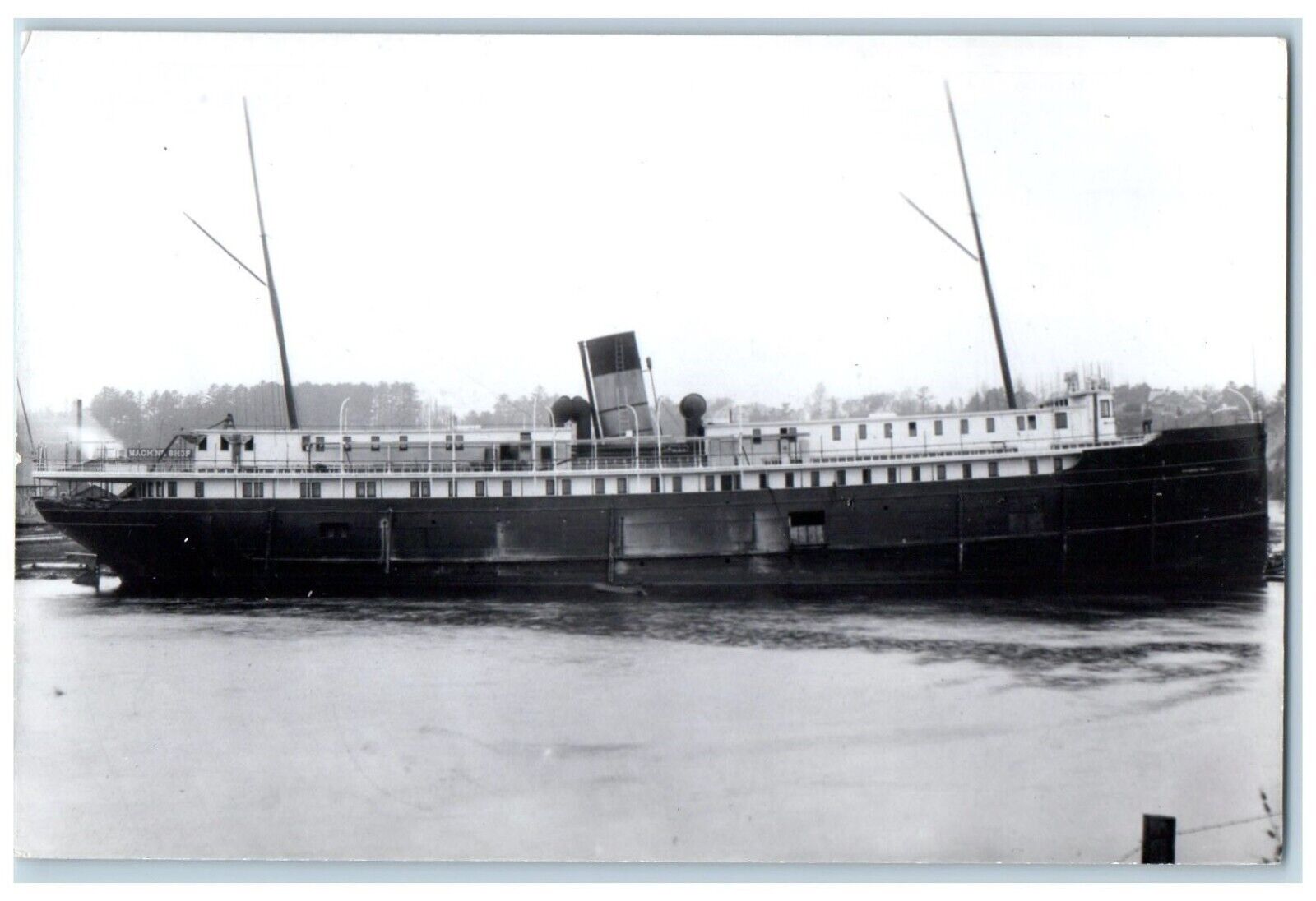 c1950's S. S. Steamer Ship Virginia VA RPPC Photo Unposted Vintage Postcard