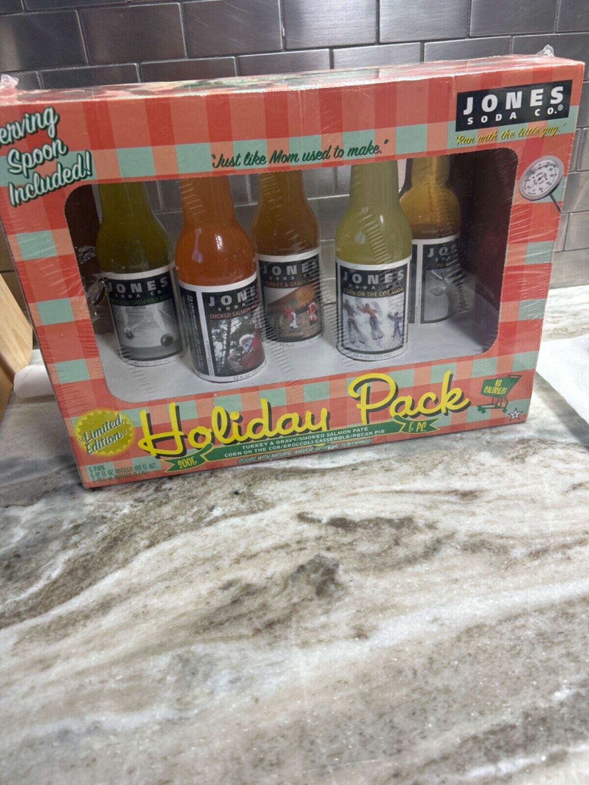 Jones Soda Co. 2005  Limited Edition Thanksgiving  Day 5 PC New In Box