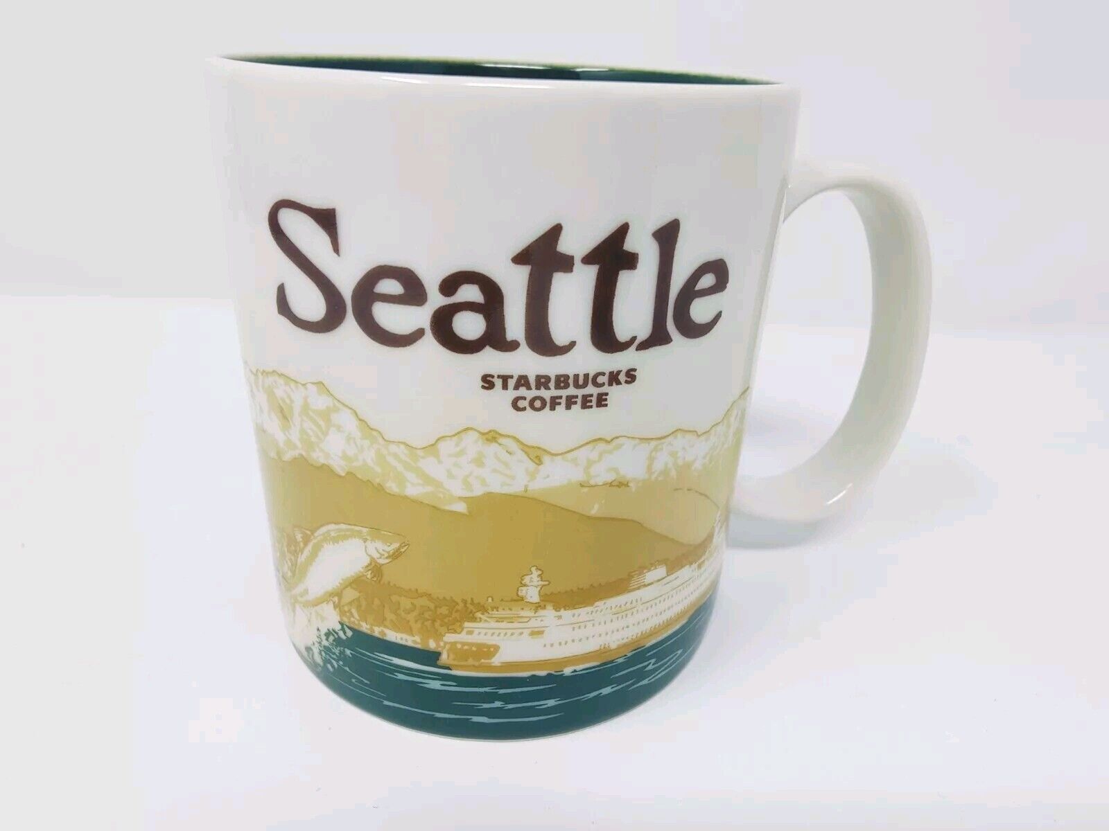 Starbucks 2011 Seattle Global Icon Collector Series Coffee Mug 16 Fl Oz Cup