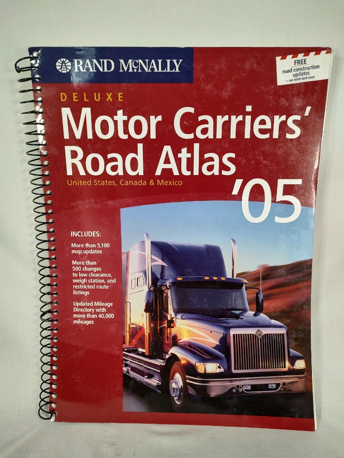 Rand McNally 2005 Motor Carrier's Road Atlas United States Canada Mexico 2005