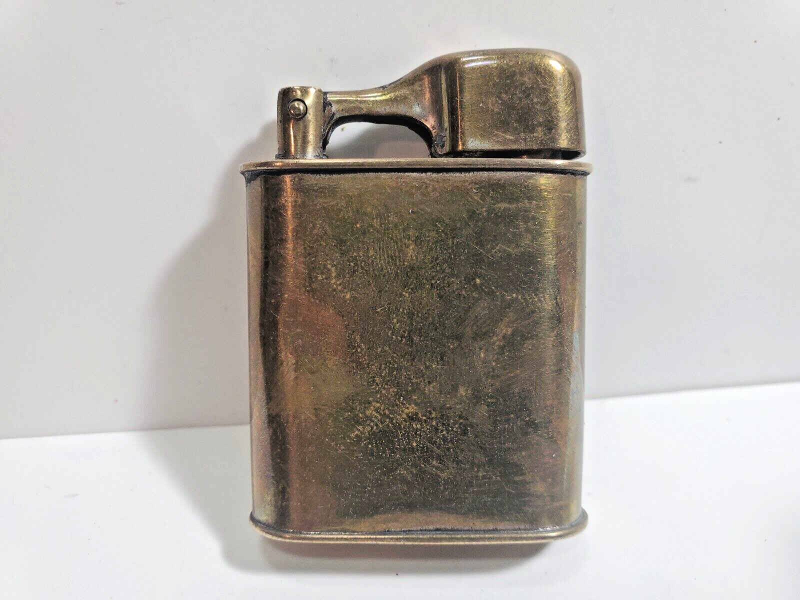 Vintage 1927/1928 Potter Lift Arm Brass Lighter, Pat Pending VERY RARE / 5796/27