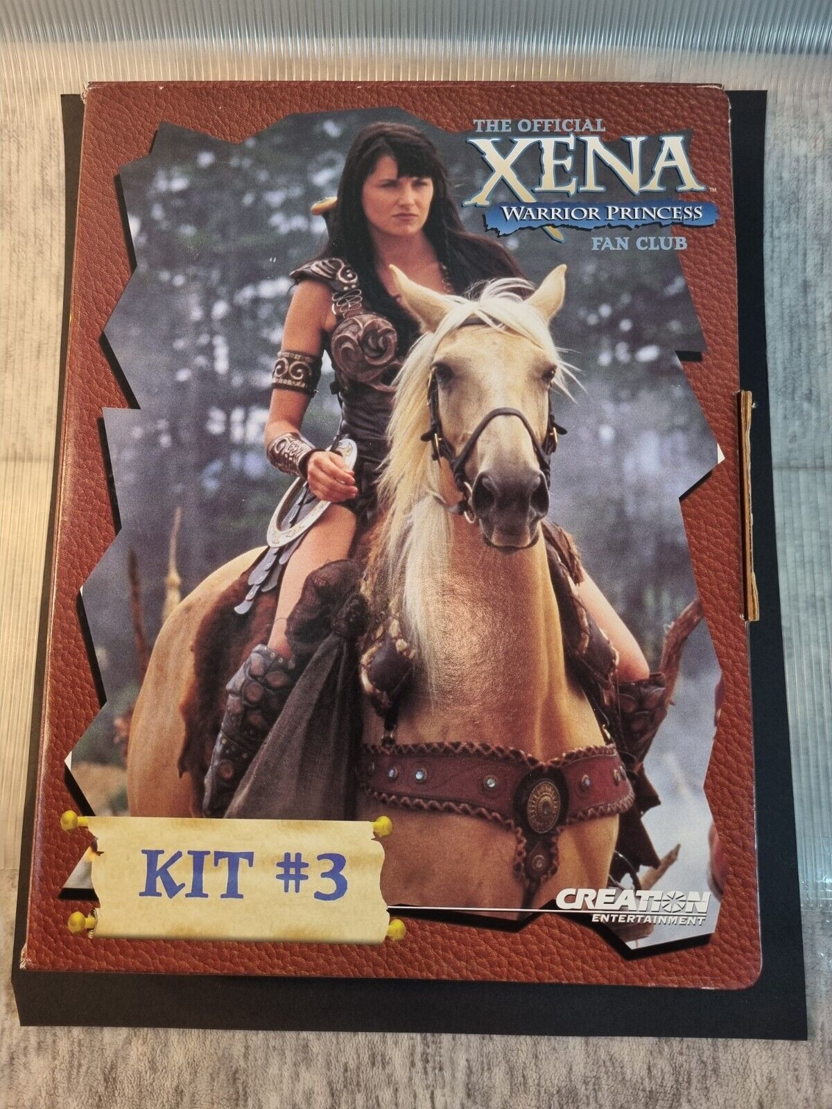 Xena Princess Warrior. Fan club. KIT 3. Like new.