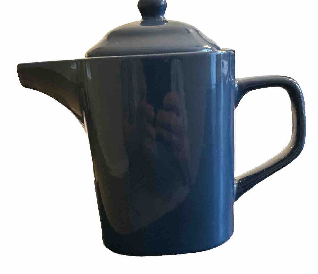 California pantry rounded square teapot deep blue