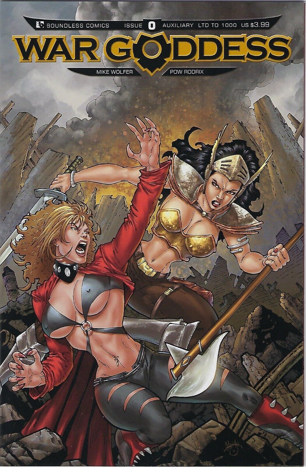 War Goddess # 0 Auxiliary Edition Limited to 1000 Variant Cover   NM