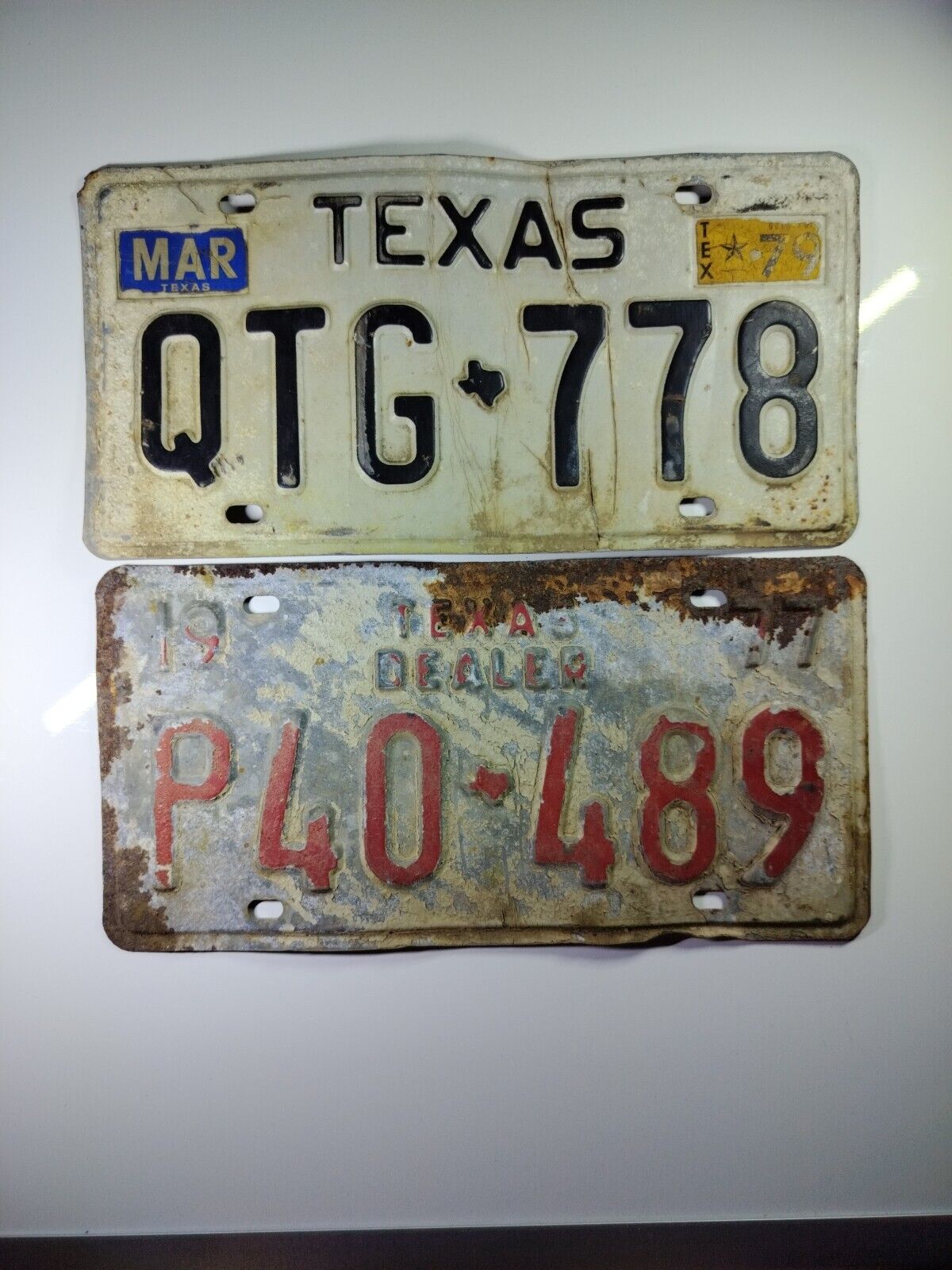 antique texas license plates lot SUPER RARE \