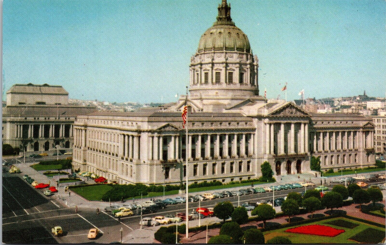 Postcard San Francisco City Hall Civic Center  California    [do]