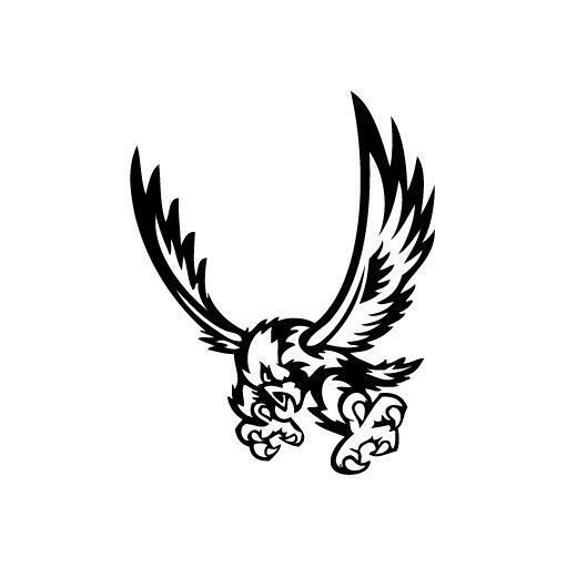 Eagle Attack Look - Vinyl Decal Sticker for Wall, Car, iPhone, iPad, Laptop