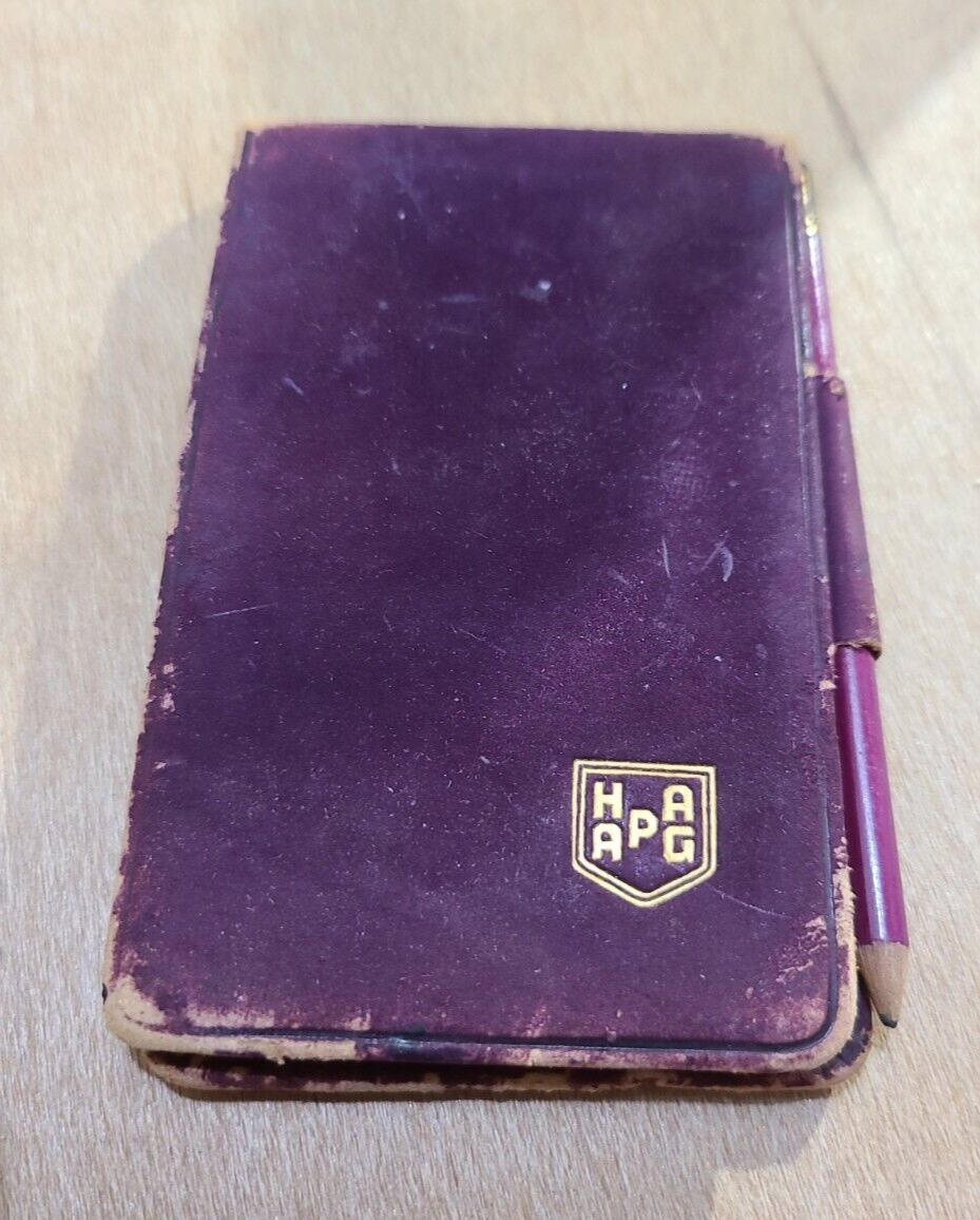 RARE 1927-1928 HAPAG German Hamburg-American Ship Notebook & Calendar & Pen