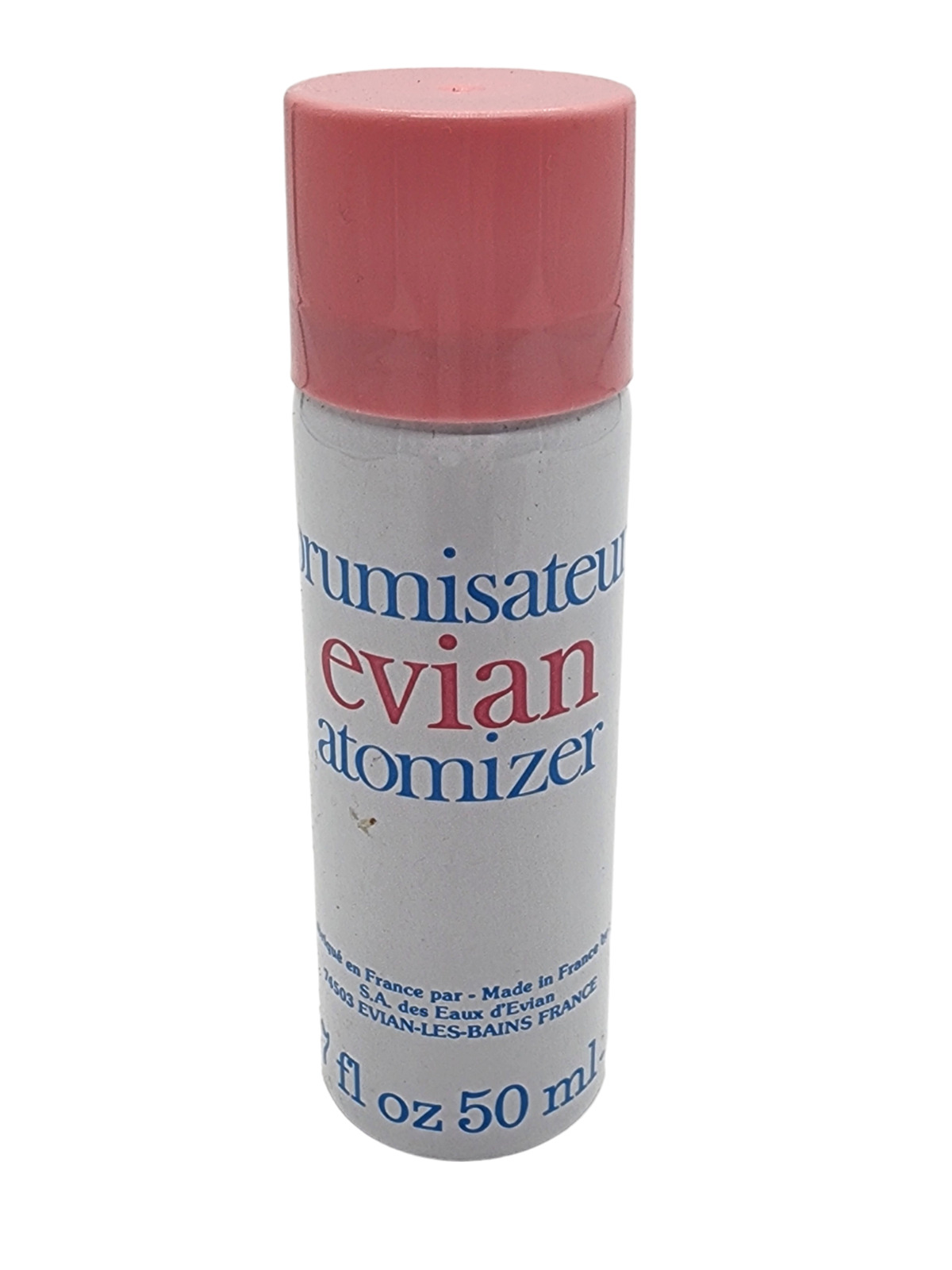 Rare 90s Vintage Evian Brumisateur Atomizer Mineral Water Face Mist Prop 1.7 oz