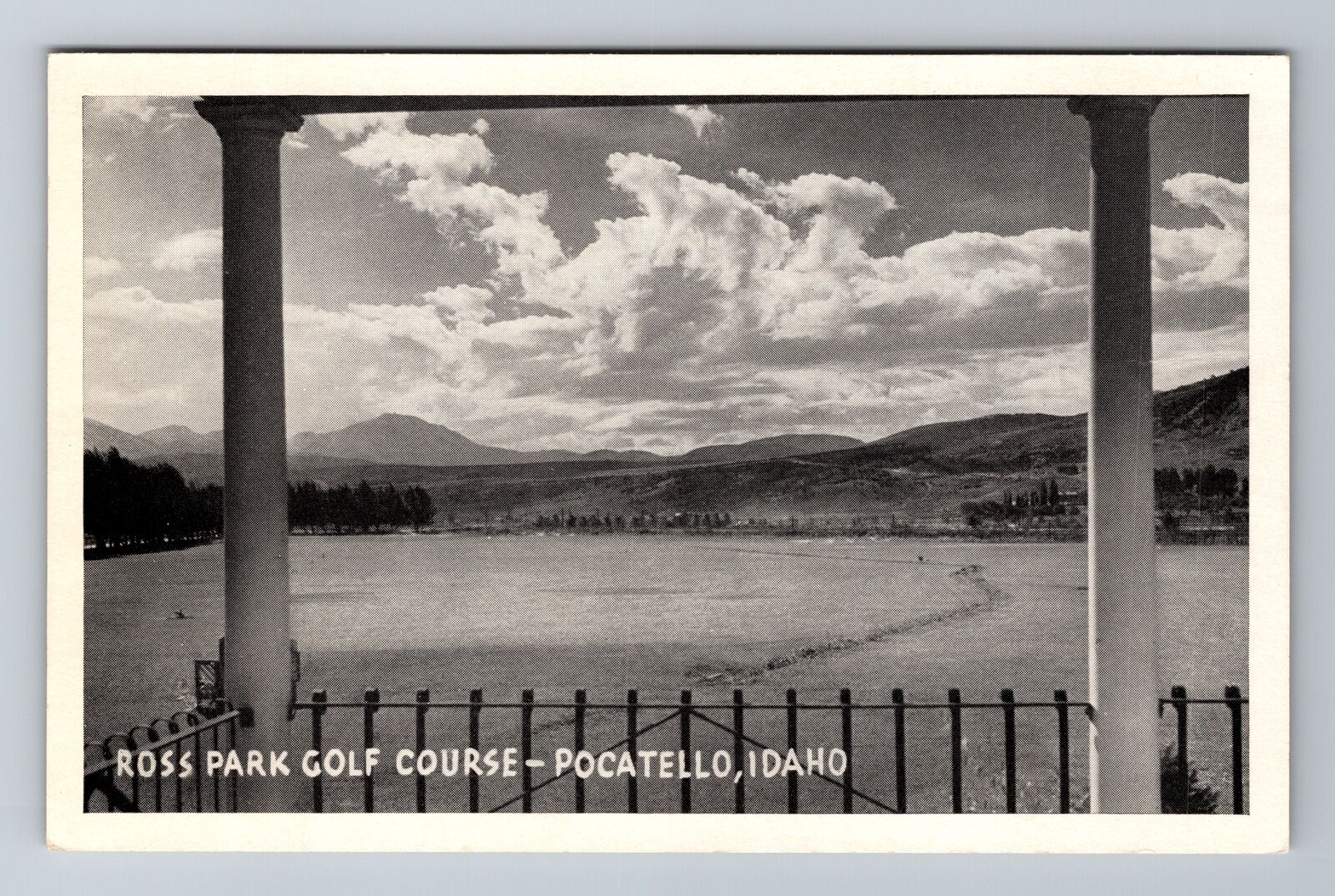 Pocatello ID-Idaho, Ross Park Golf Course, Antique, Vintage Souvenir Postcard