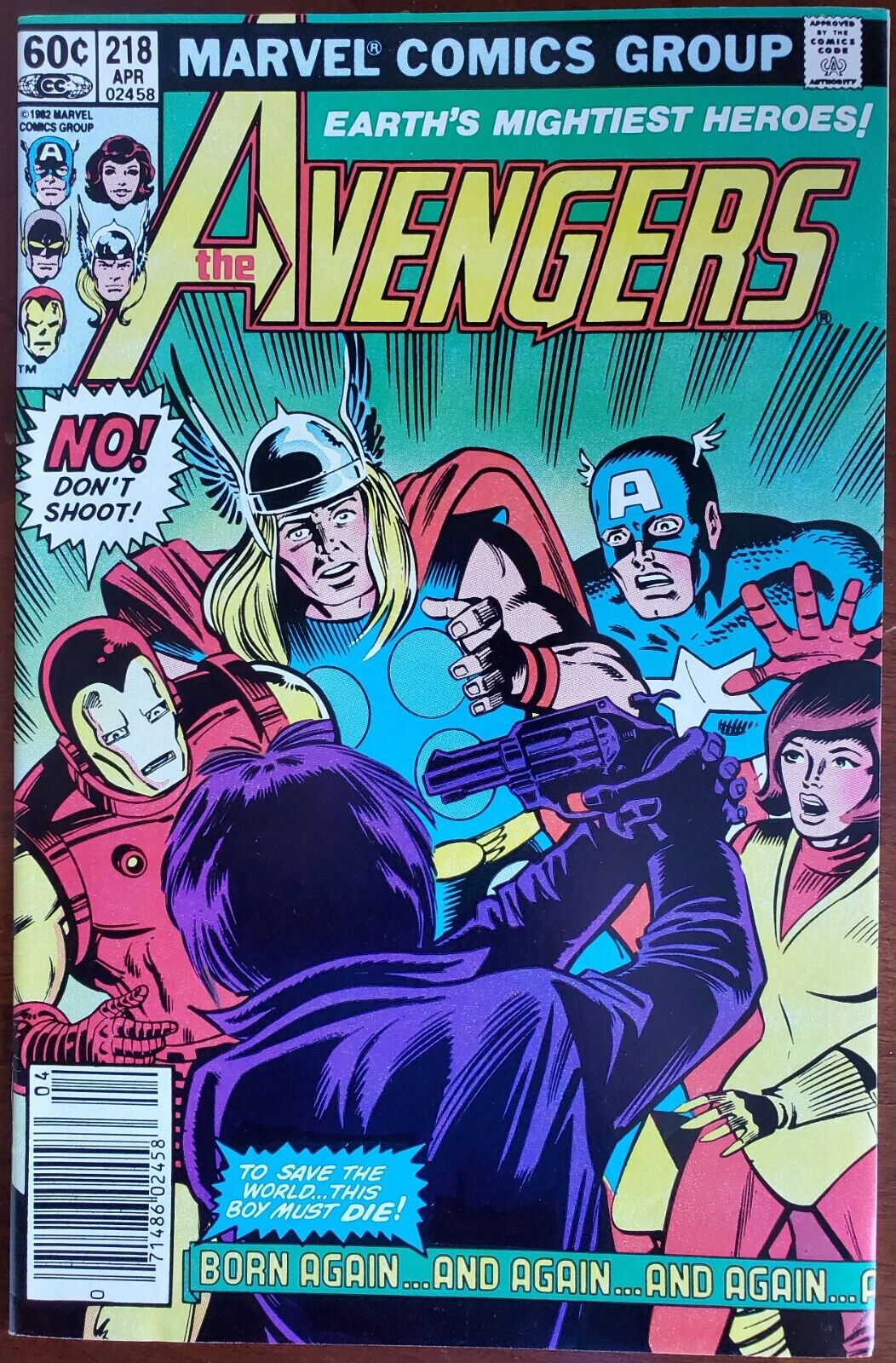 Avengers #218 NM 9.2 (Marvel 1982) ✨