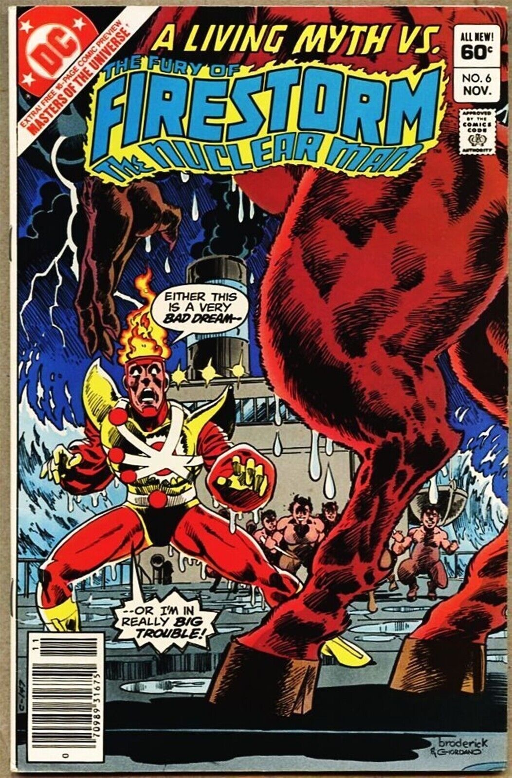 Fury Of Firestorm #6-1982 fn 6.0 Masters Of The Universe He-Man Pat Broderick Ma