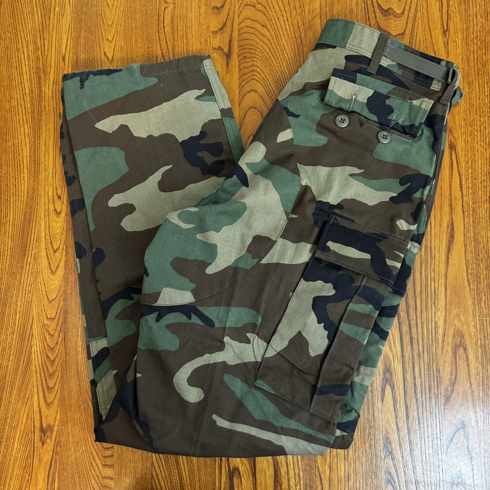 Military Pants Large Regular Woodland Camouflage M81 Combat Trousers US Army BDU