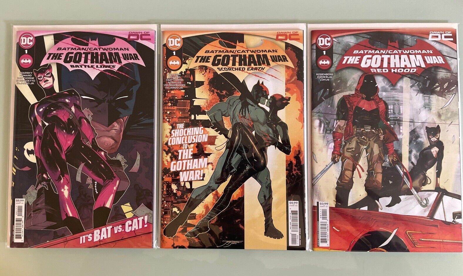 Batman Catwoman: The Gotham War Lot Of 3 Books (2023) DC. All NM/NM-