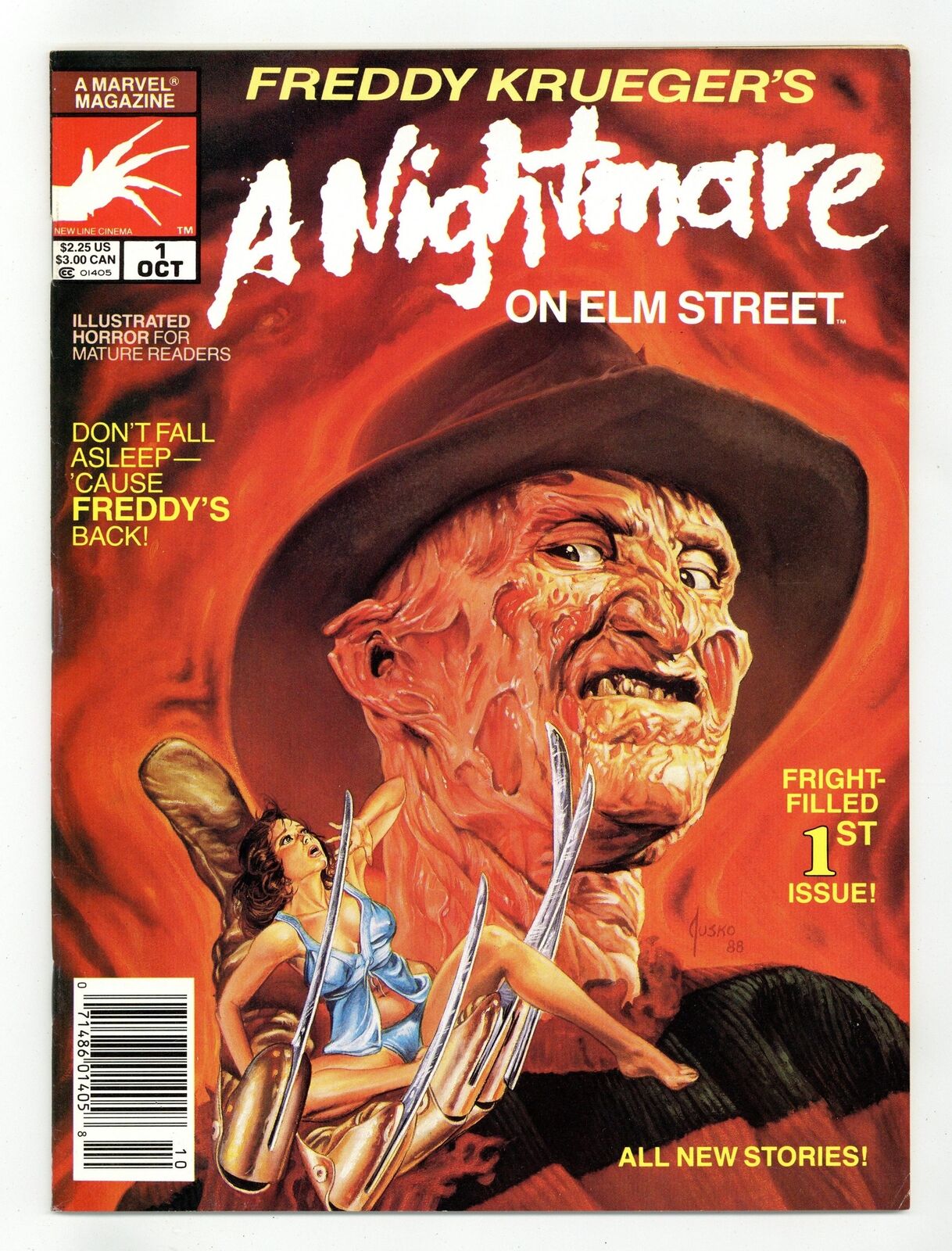 Freddy Krueger's A Nightmare on Elm Street #1 FN/VF 7.0 1989